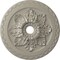 Ekena Millwork Bordeaux Deluxe Ceiling Medallion (Fits Canopies up to 4"), 23 5/8"OD x 3"ID x 2"P, Pearl White CM23BOPWS - alternate 1